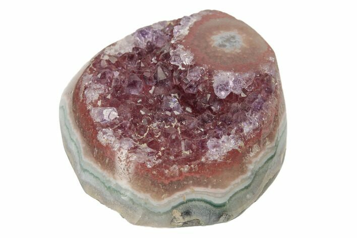 Sparkly Druzy Amethyst Cabochon - Artigas, Uruguay #186285